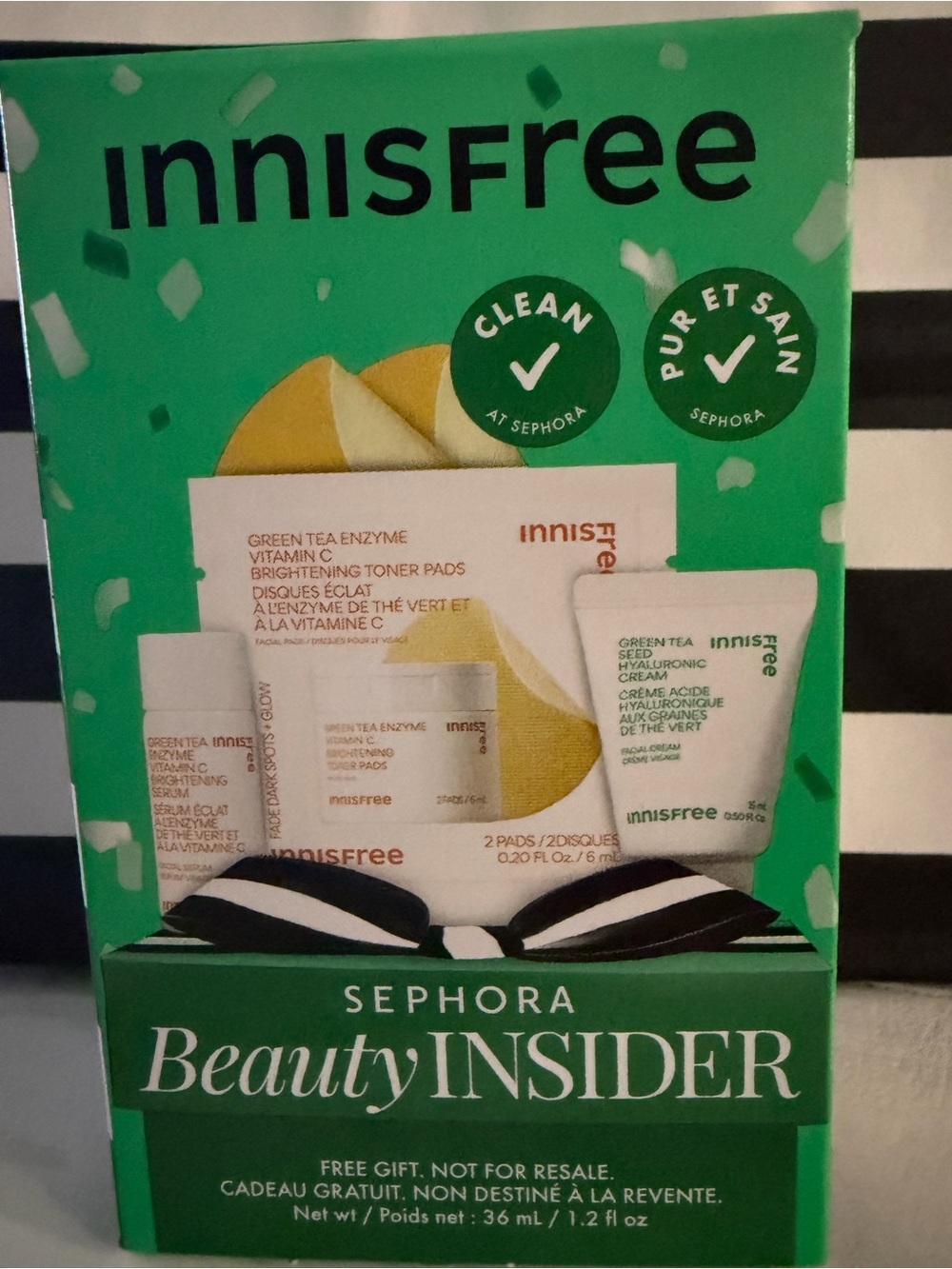 Innisfree Green Tea Toner & Skincare Set - Green